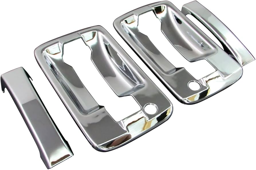 ファイブスターギガ フォワードドアハンドルカバーナビウィンドウ いすゞ 貼り付け いすゞ ファイブスターギガ メッキ ドアハンドルカバー 左右